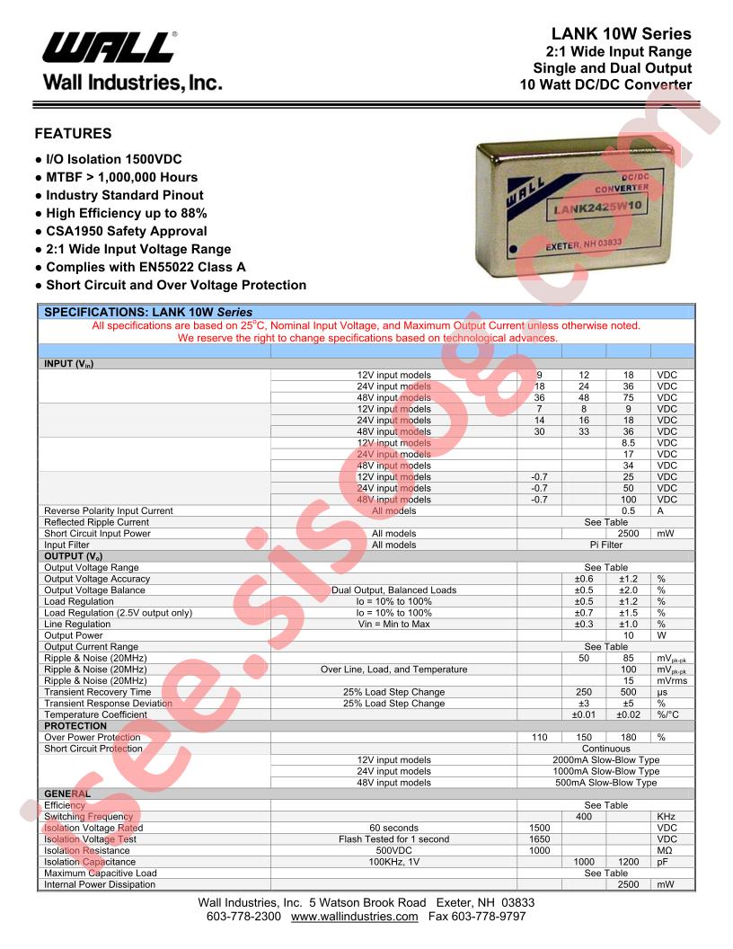 LANK10W