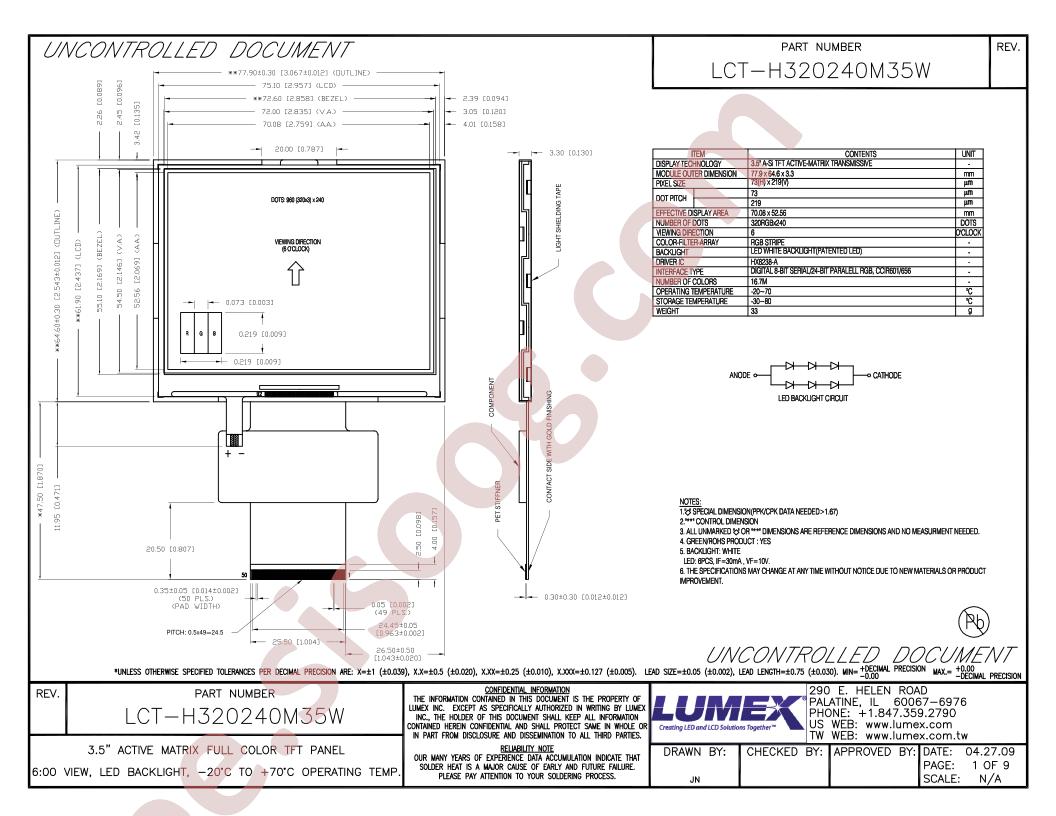 LCT-H320240M35W