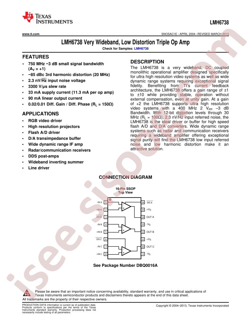 LMH6738