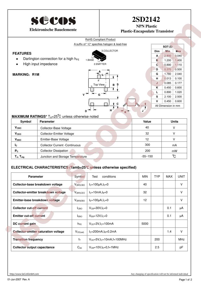 2SD2142