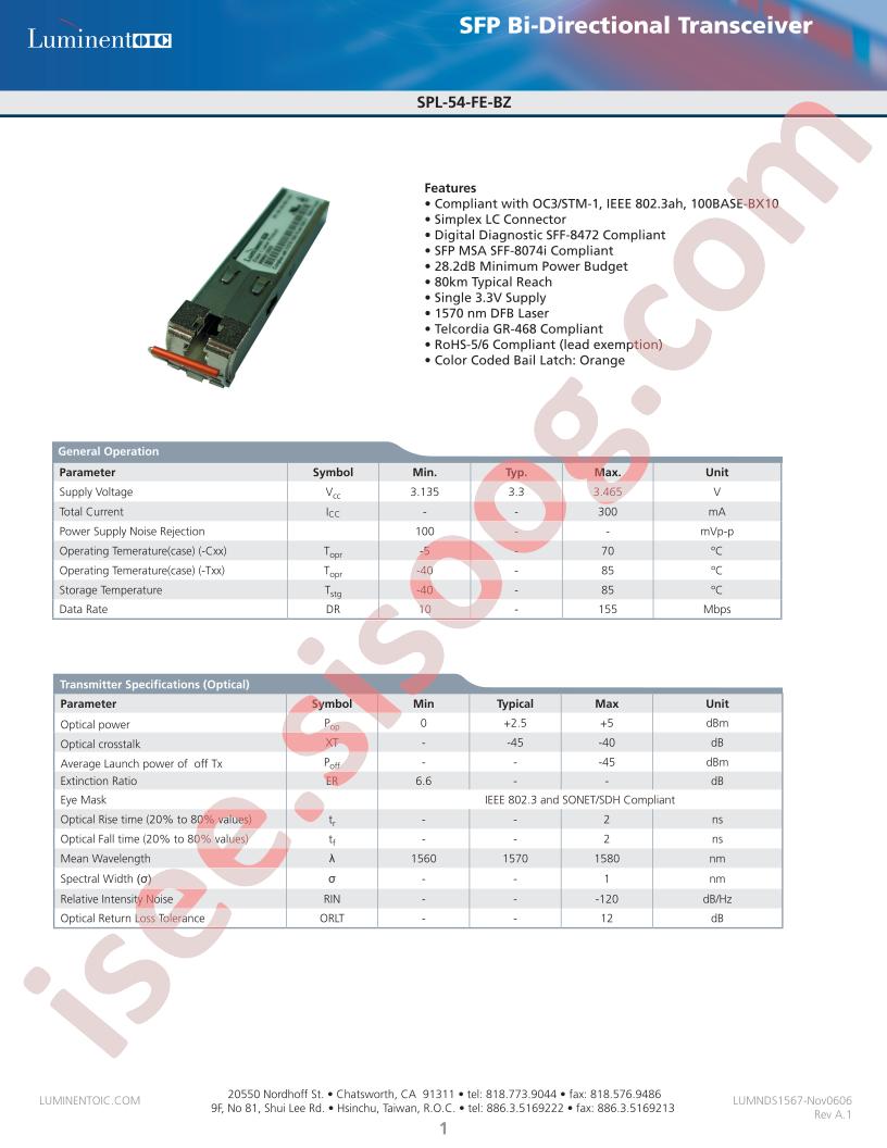 SPL-54-FE-BZ-TDA