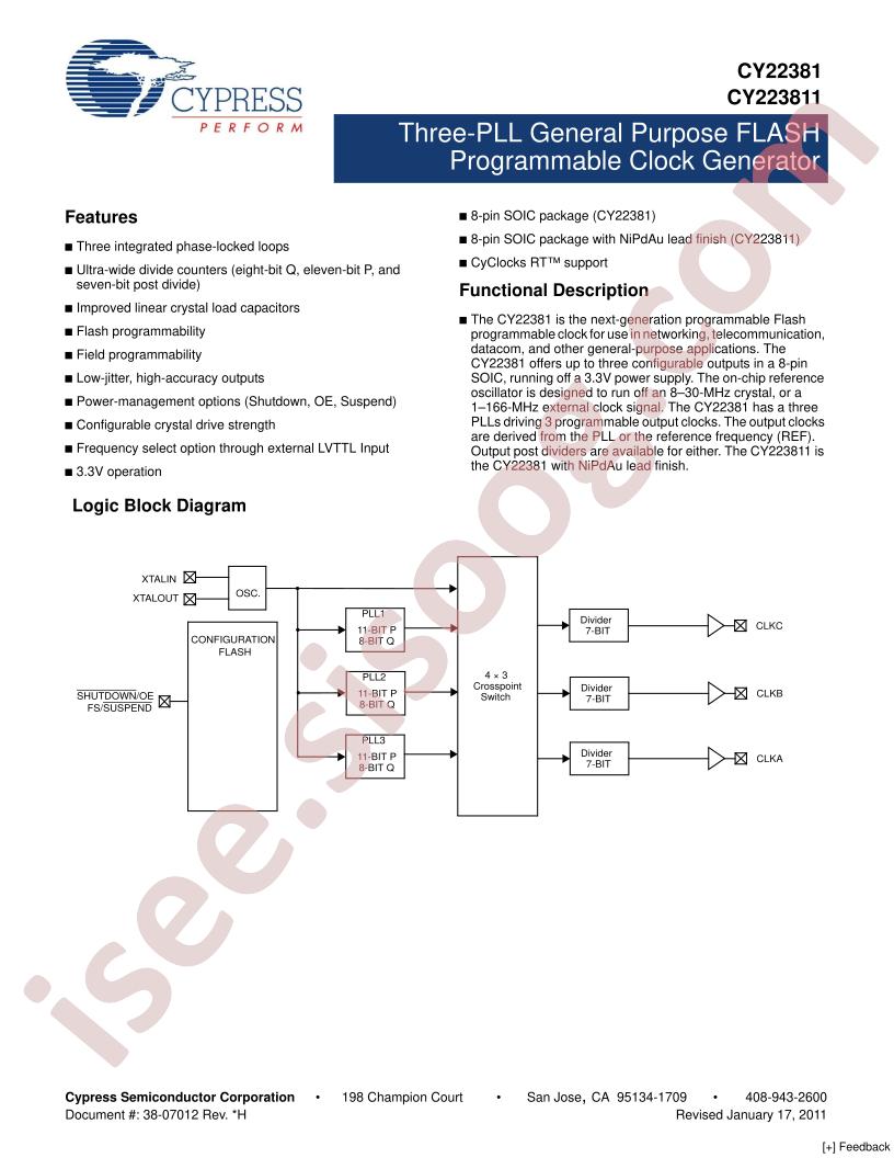 CY223811FXI