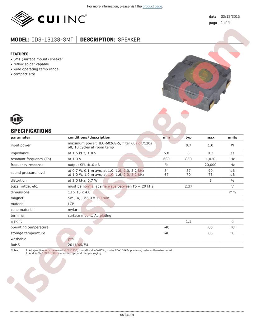 CDS-13138-SMT