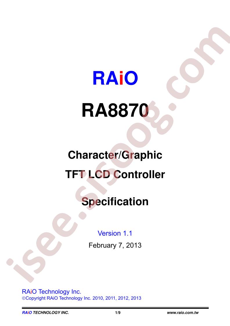 RA8870