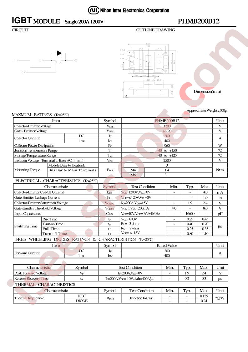 PHMB200B12
