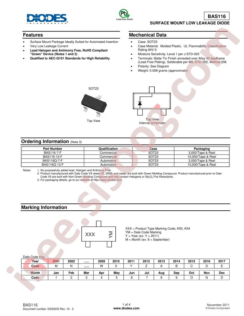 BAS116-13-F