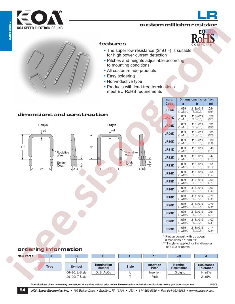 LR25DL1020LH