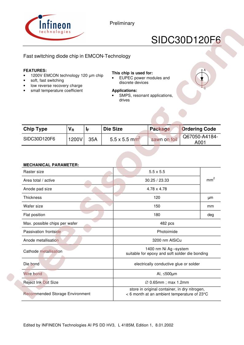 SIDC30D120F6