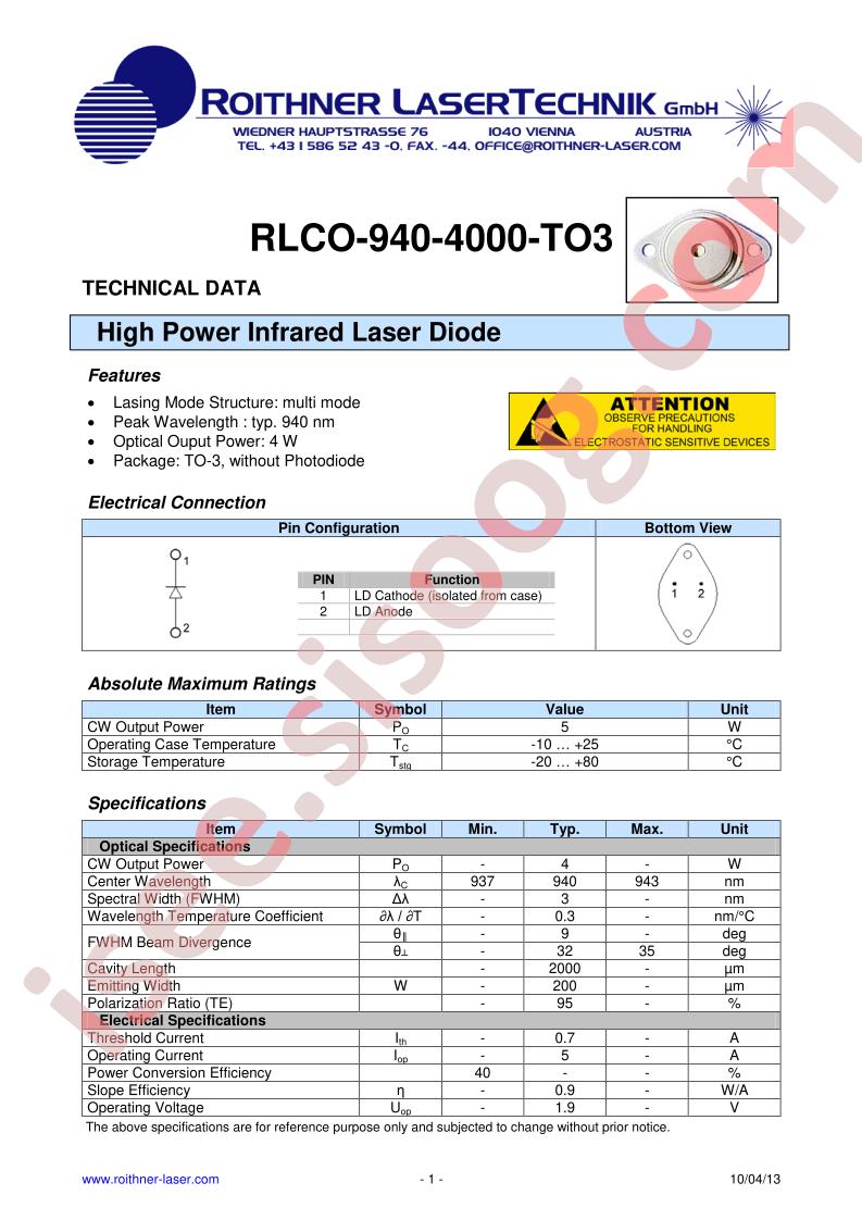 RLCO-940-4000-TO3