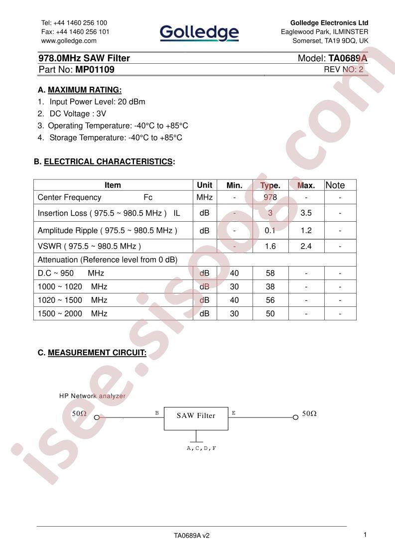 TA0689A