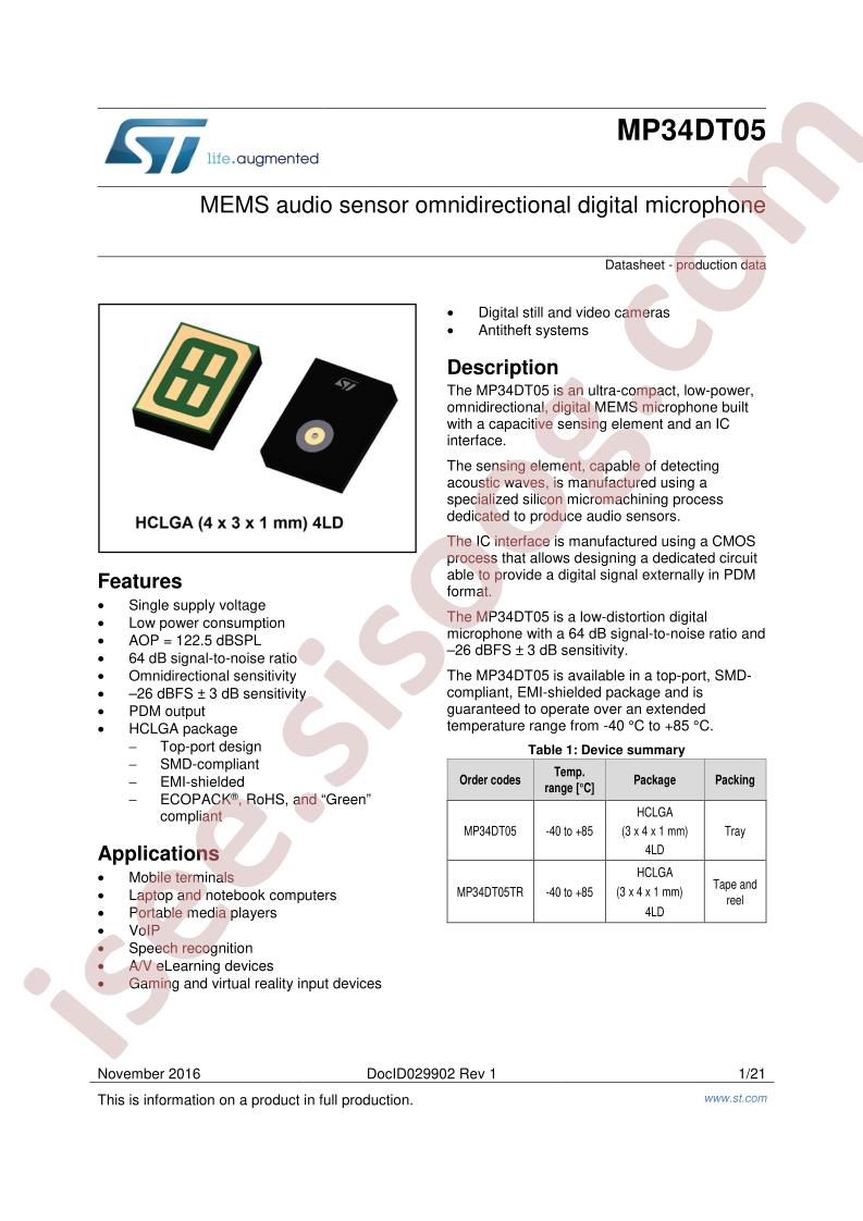 MP34DT05