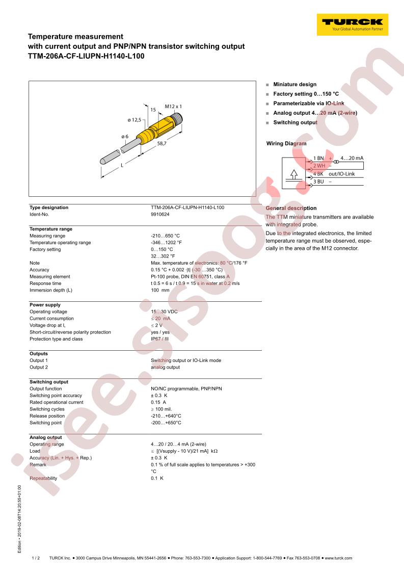 TTM-206A-CF-LIUPN-H1140