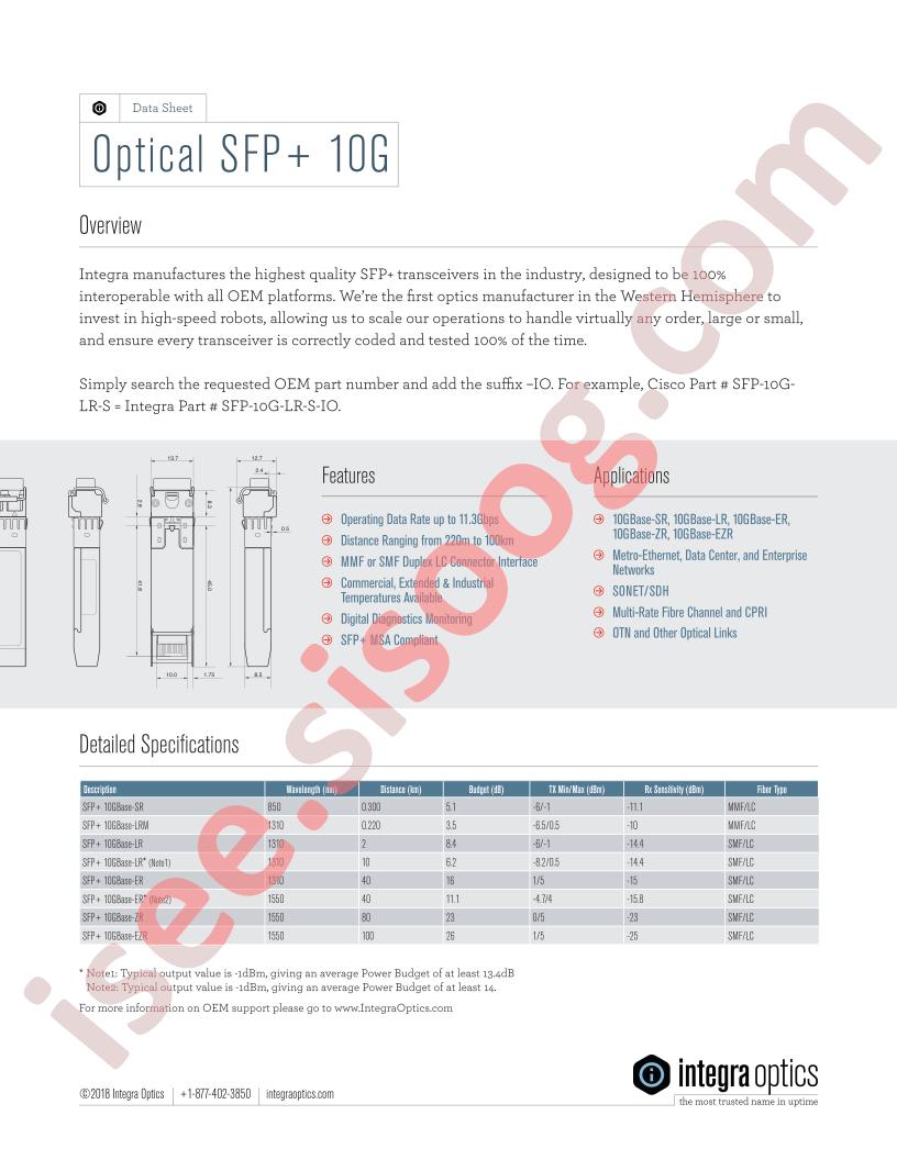 SFP+10GBASE-LR