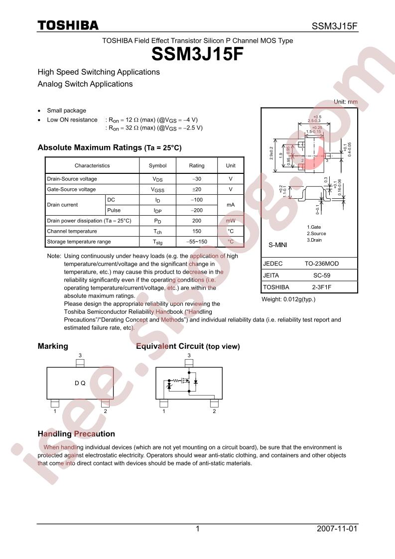 SSM3J15F