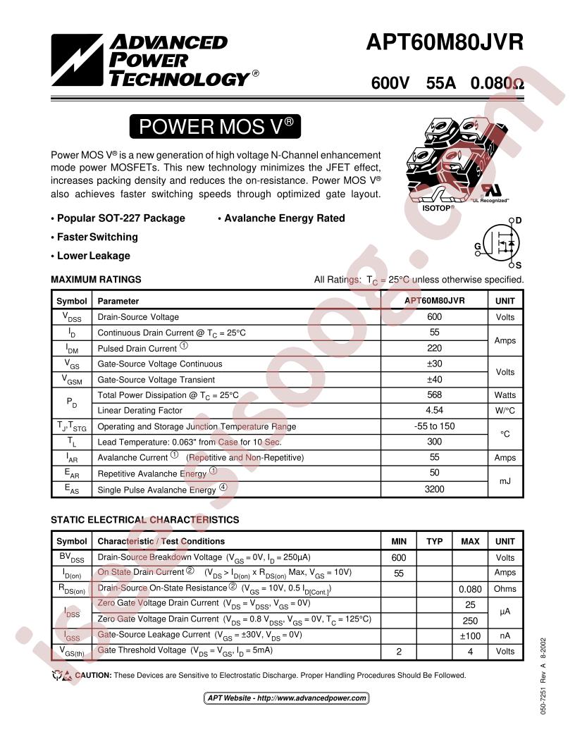 APT60M80JVR