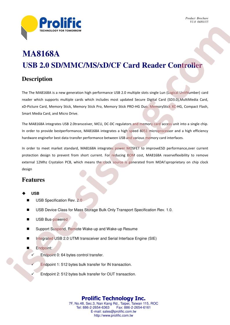 MA8168A