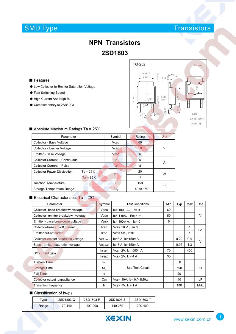 2SD1803-S