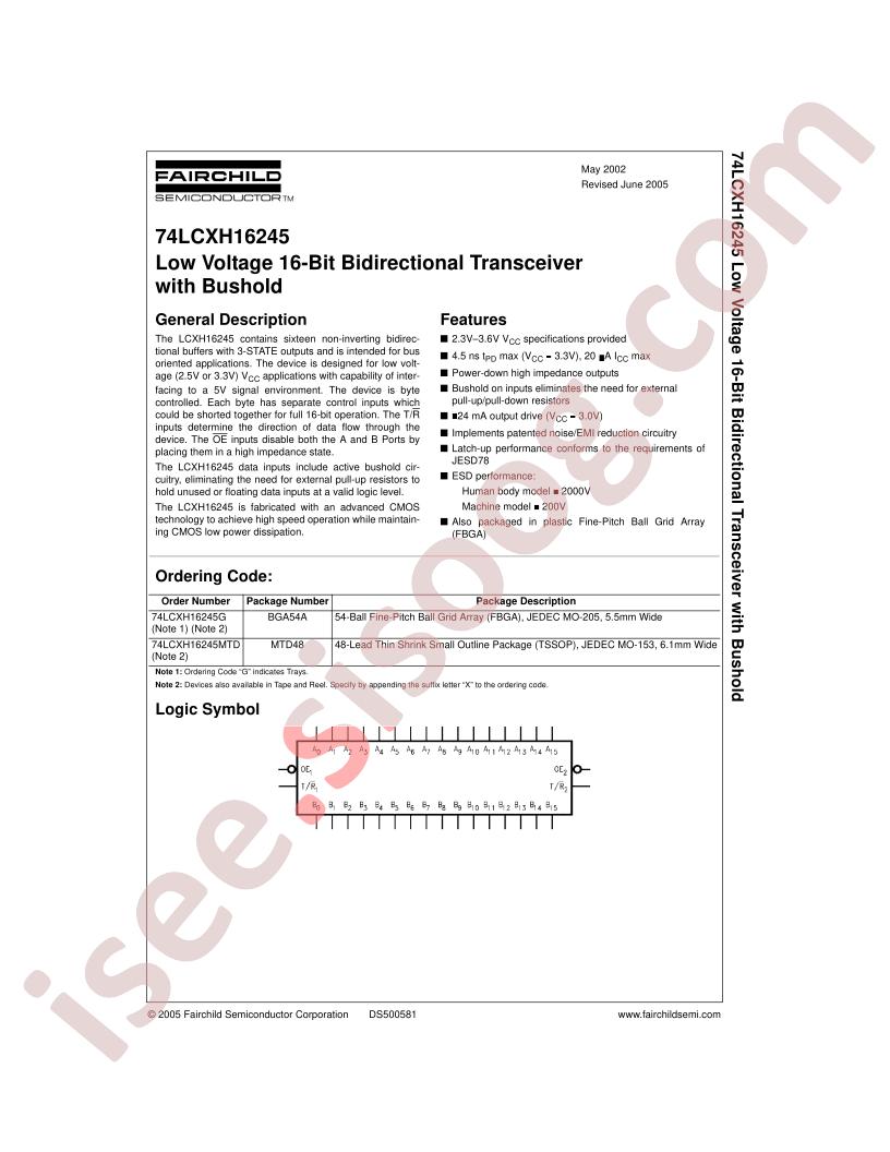 74LCXH16245MTD