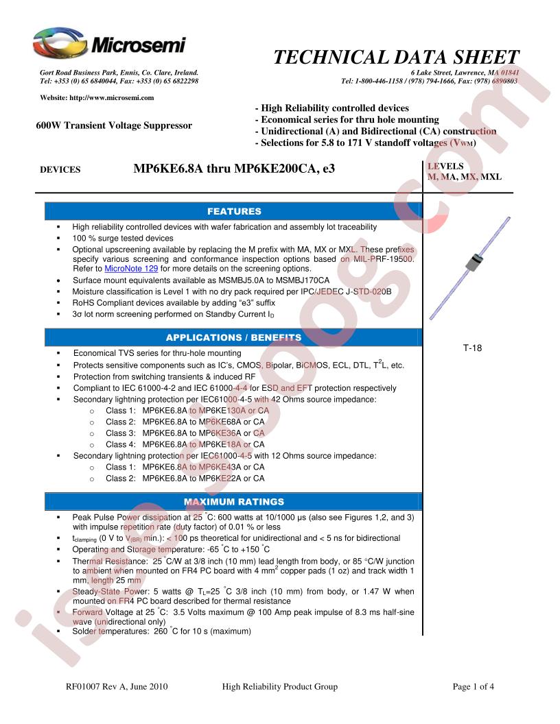 MP6KE30A