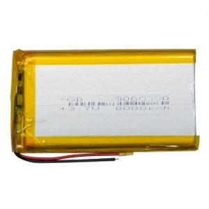 باتری لیتیوم پلیمر 3.7v ظرفیت 8000mAh کد 9060100