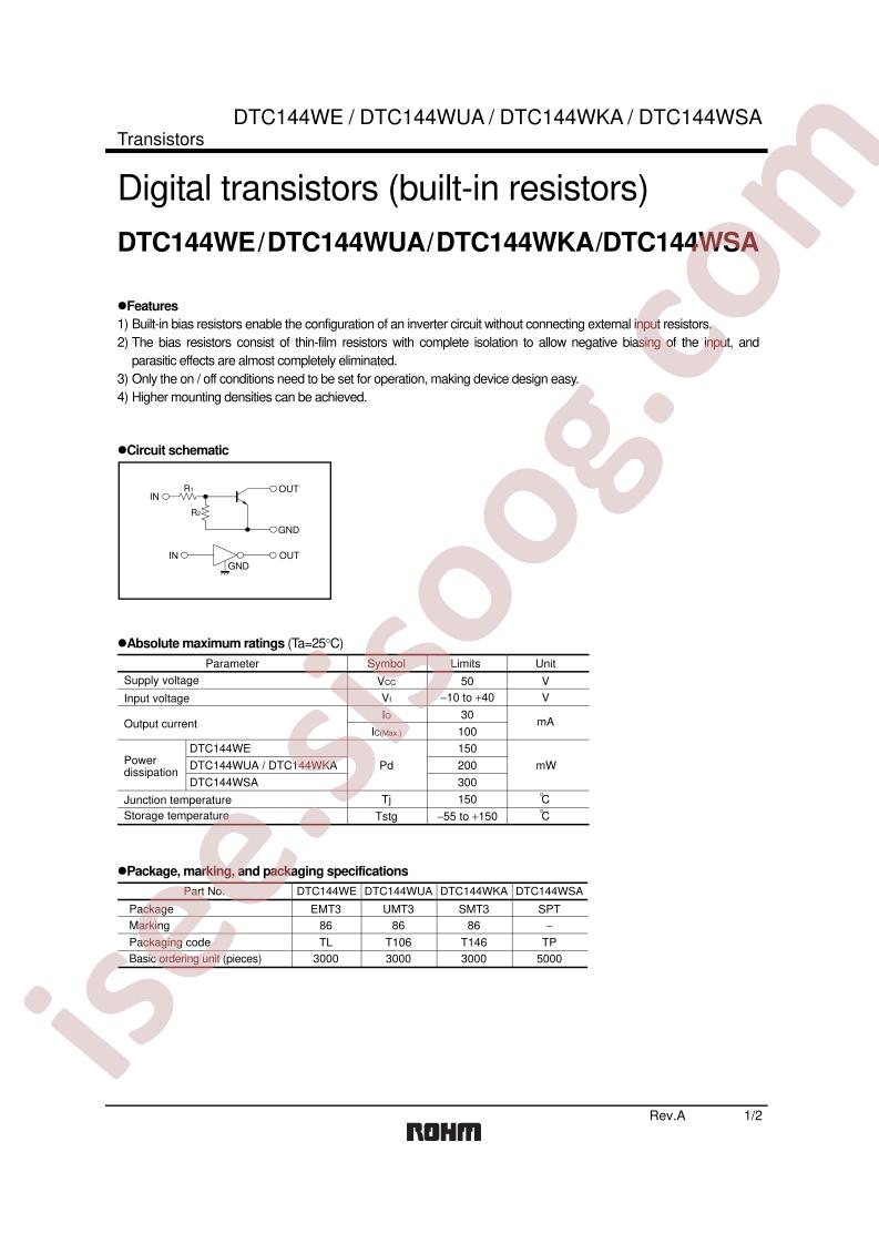 DTC144WSA