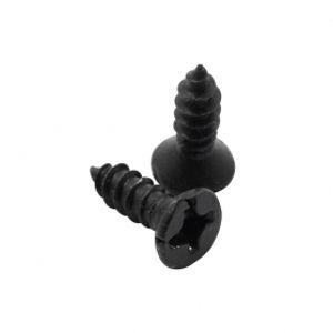 پیچ خودرو سر تخت 4x3.8 ارتفاع 10mm مشکی