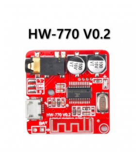 ماژول بلوتوث گیرنده صوتی HW-770 نسخه V0.2 سخنگوی اتصال