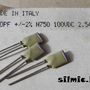 خازن 270 پیکو فاراد 100 ولت های فرکانسی با پایداری بالا ساخت philips ایتالیا