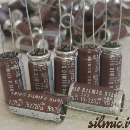 خازن سیلمیک النا 220 میکرو فاراد 16 ولت های گرید صوتی RFS ( SILMICII )