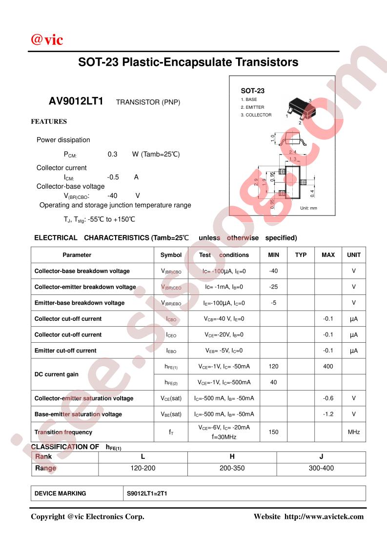 AV9012LT1