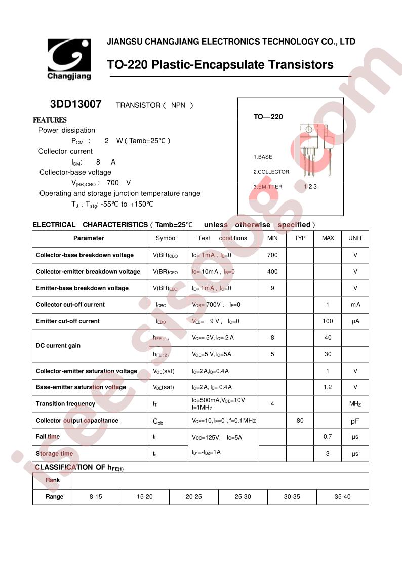 3DD13007