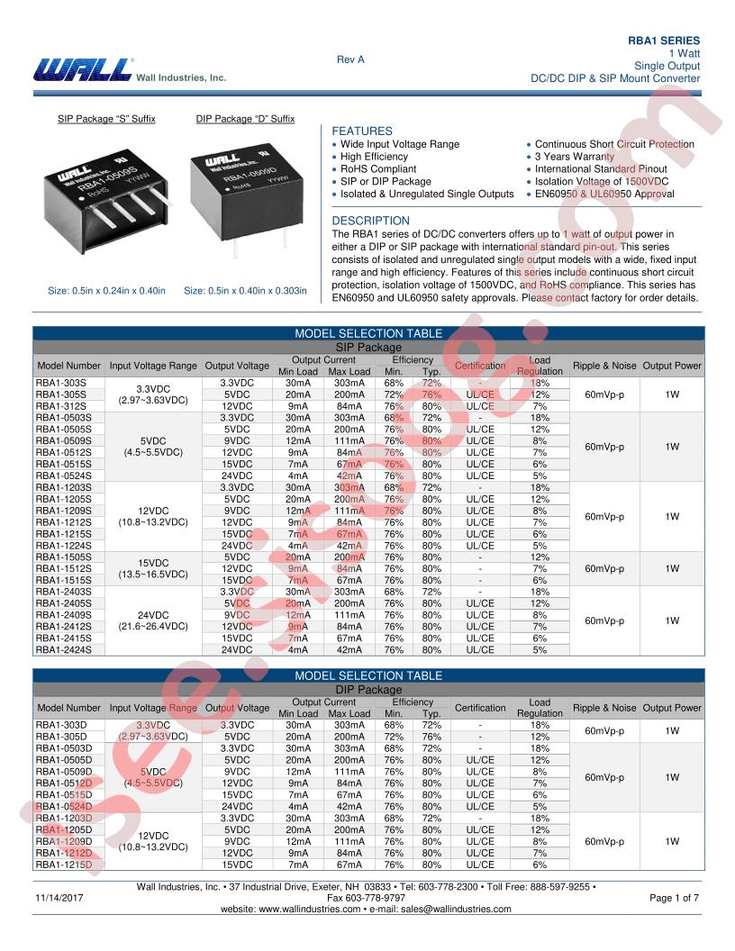 RBA1-0303D