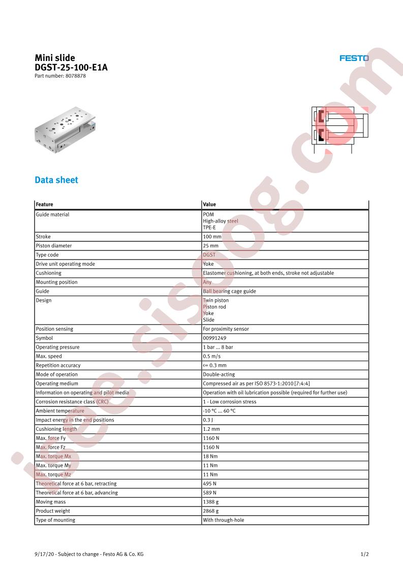 DGST-25-100-E1A