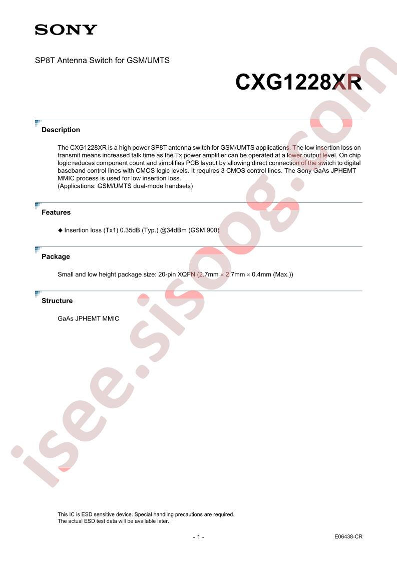 CXG1228XR