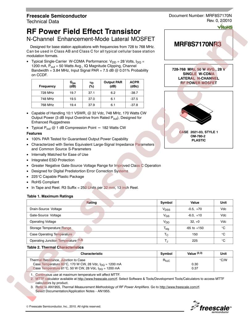 MRF8S7170NR3