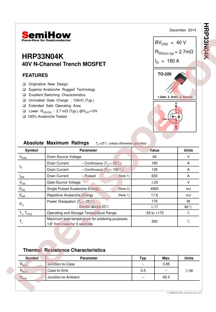 HRP33N04K