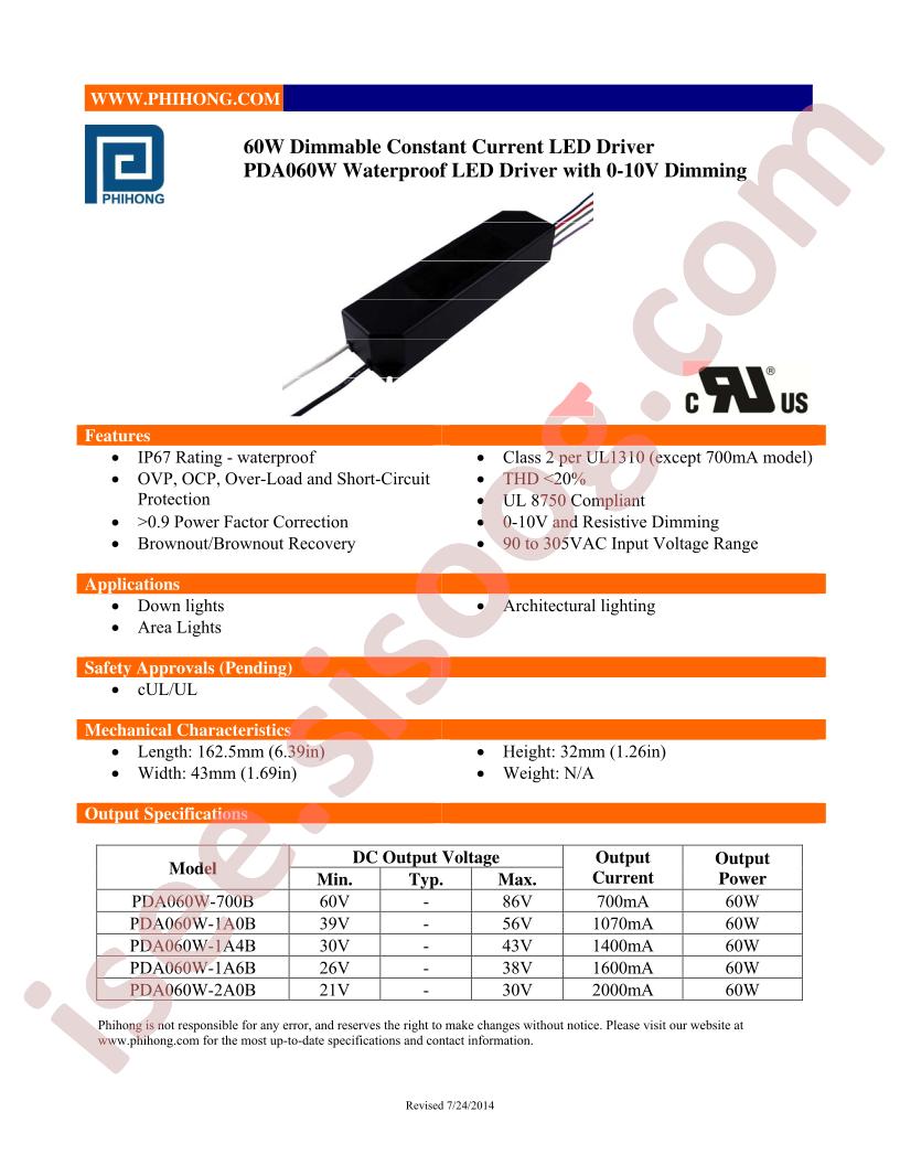 PDA060W-700B