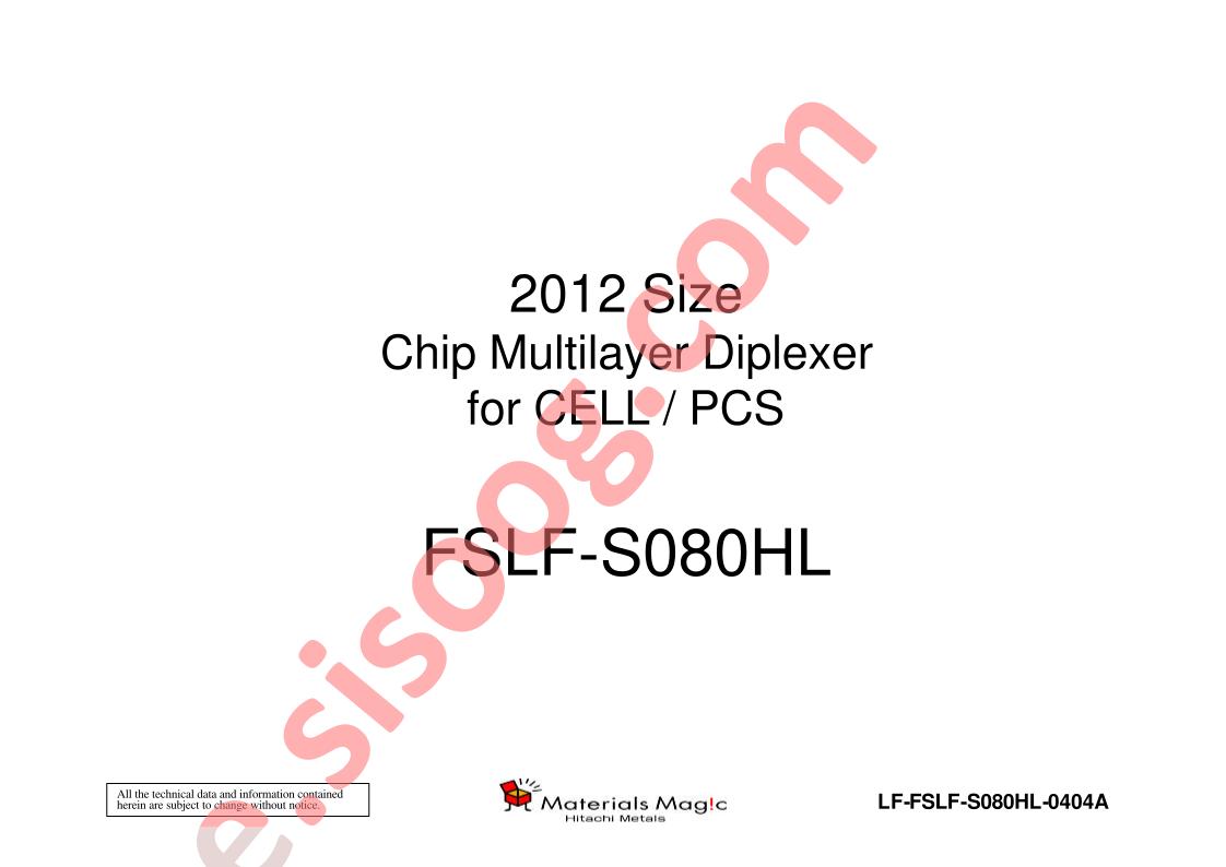LF-FSLF-S080HL-0404A
