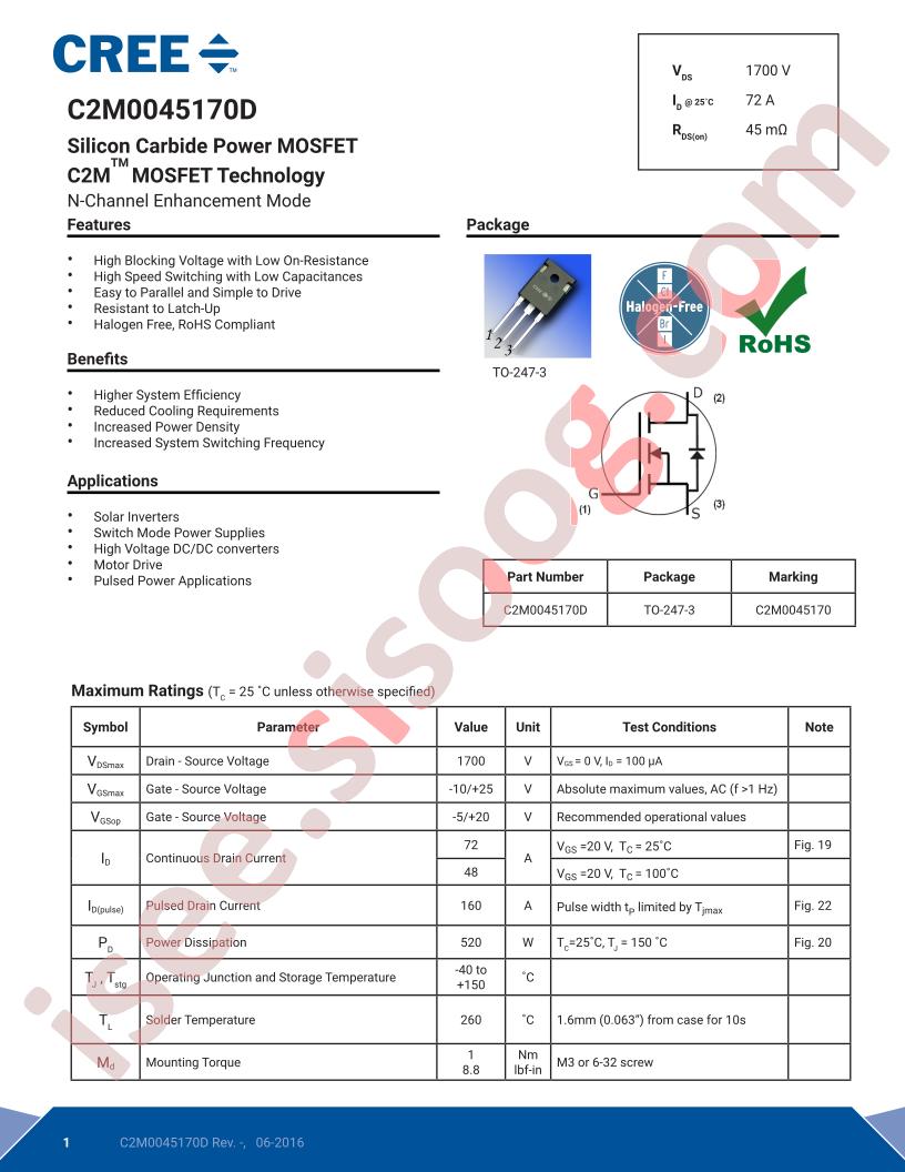 C2M0045170D