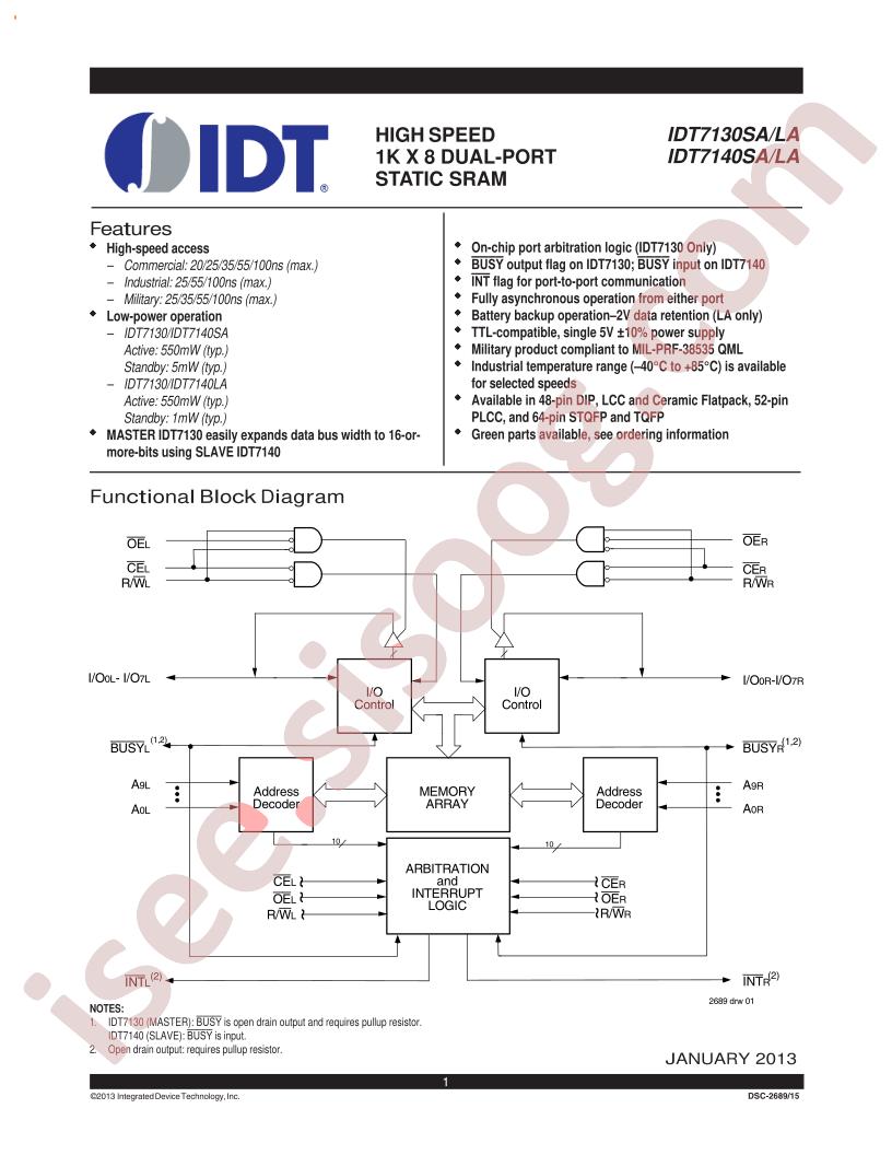 IDT7130-LA55J
