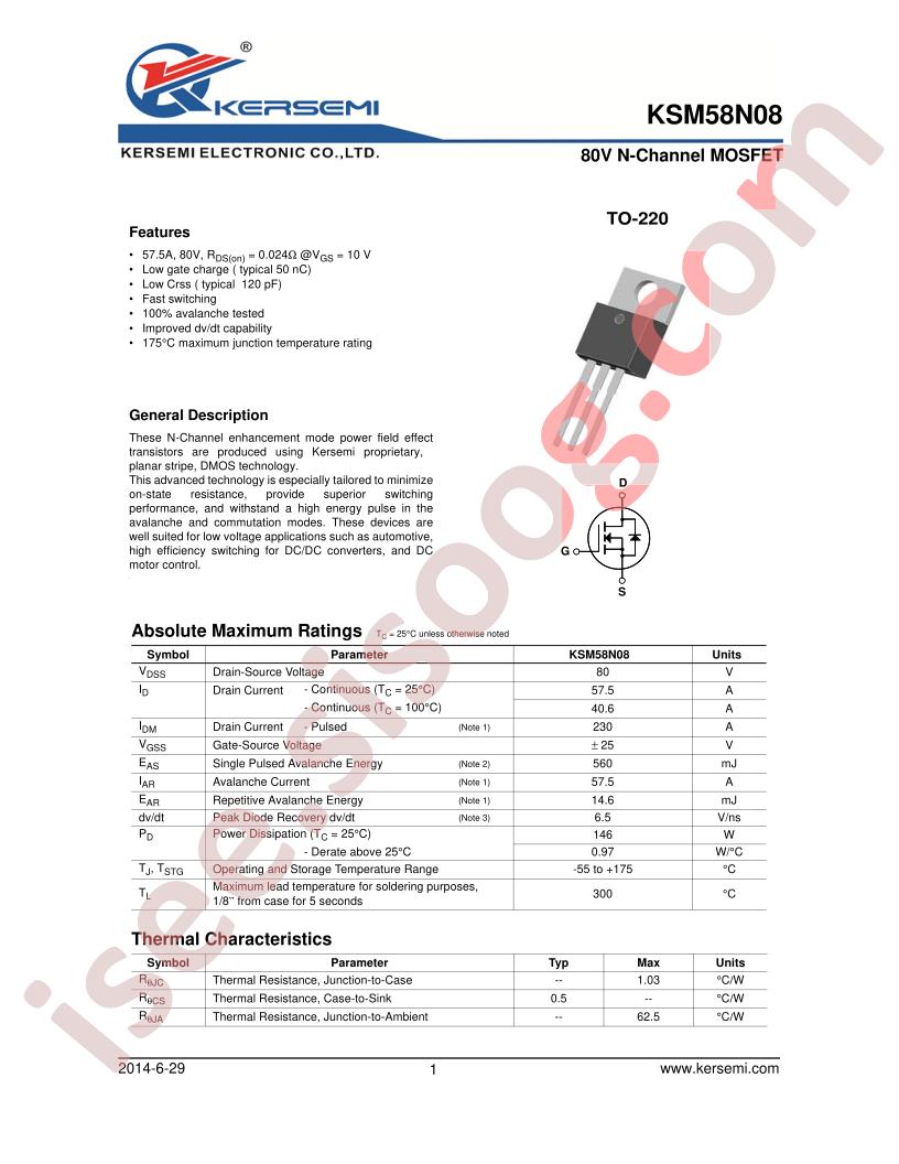 KSM58N08