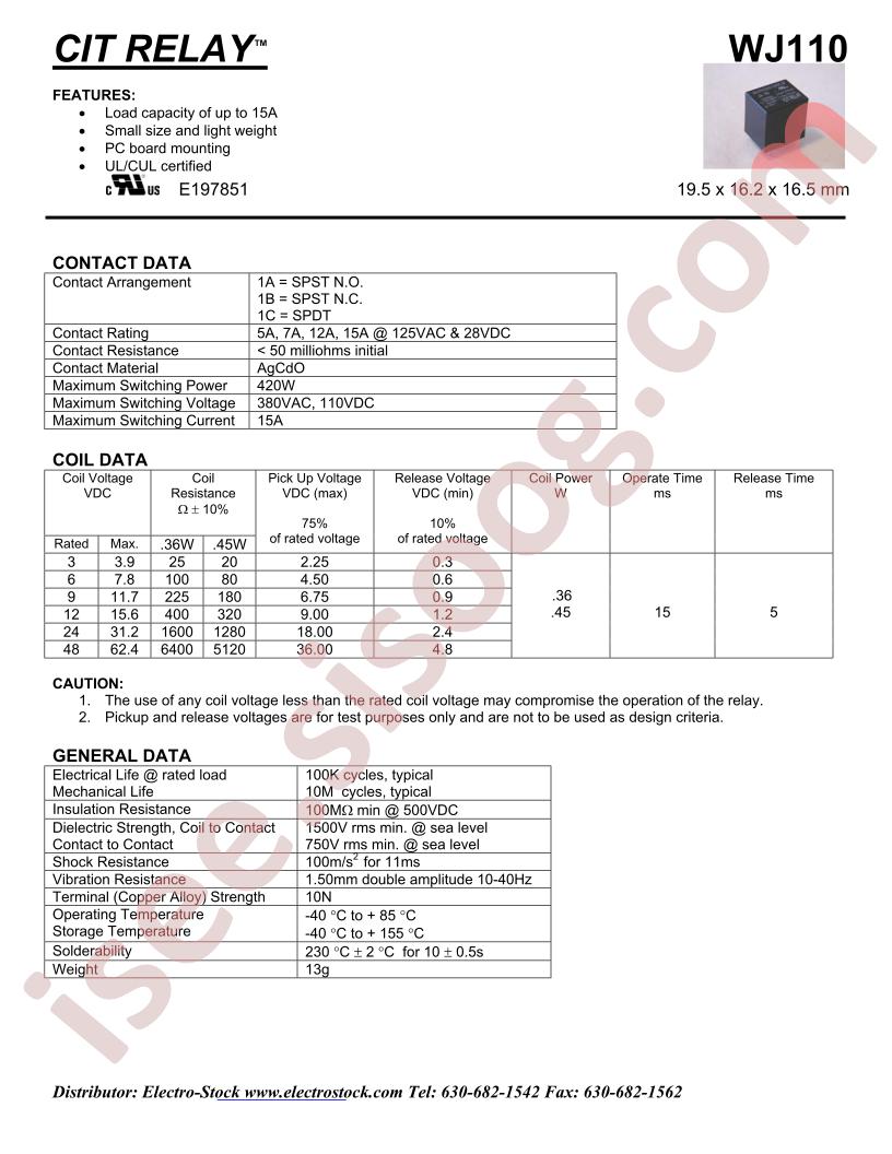 WJ1101BS123VDC.36