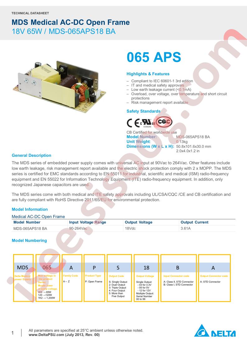 MDS-065APS18BA