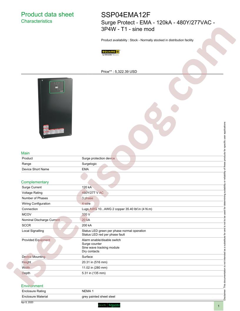 SSP04EMA12F