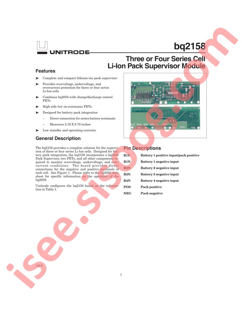 BQ2158B-