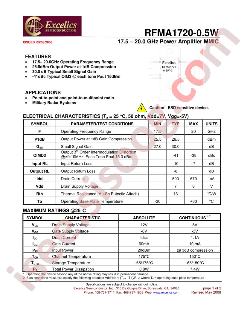 RFMA1720-0.5W