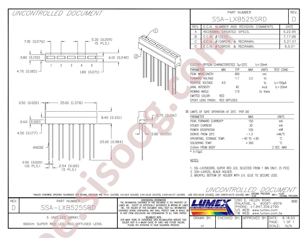 SSA-LXB525SRD