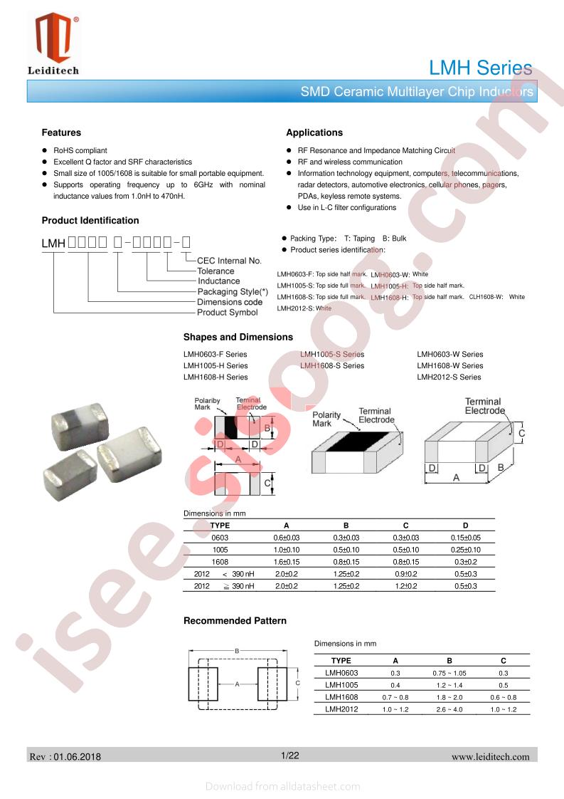 LMH0603T-10N-F