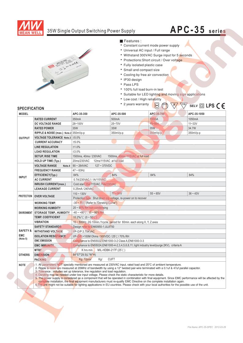 APC-35-1050