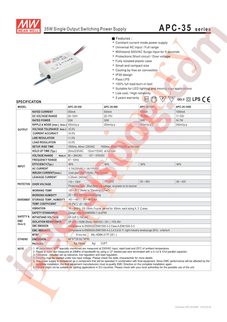 APC-35-1050